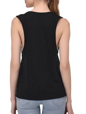 round neck melange tank top - 15569172 - Standard Image - 3
