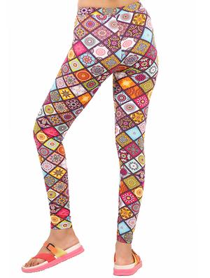 pink printed legging - 15569801 - Standard Image - 3