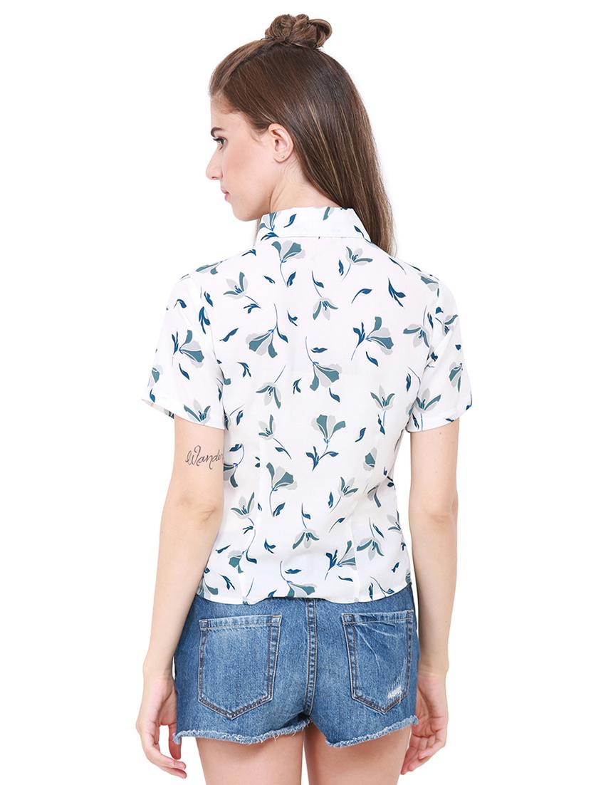 short sleeved printed shirt - 15570160 - Zoom Image - 3