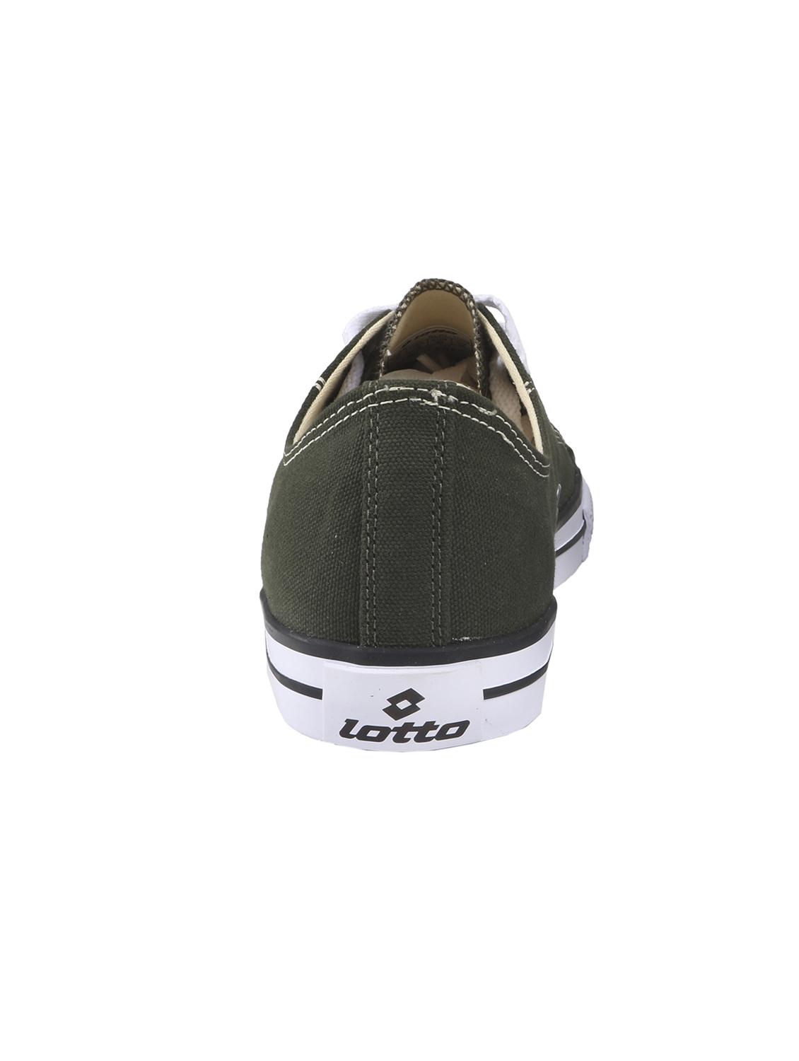 green Canvas lace up sneakers - 15573579 - Zoom Image - 3