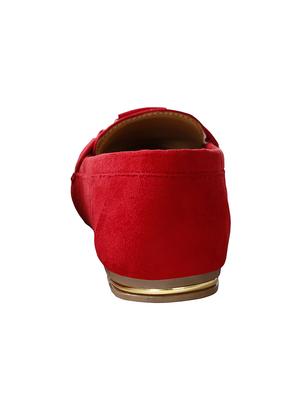 red slip on loafers - 15573832 - Standard Image - 3