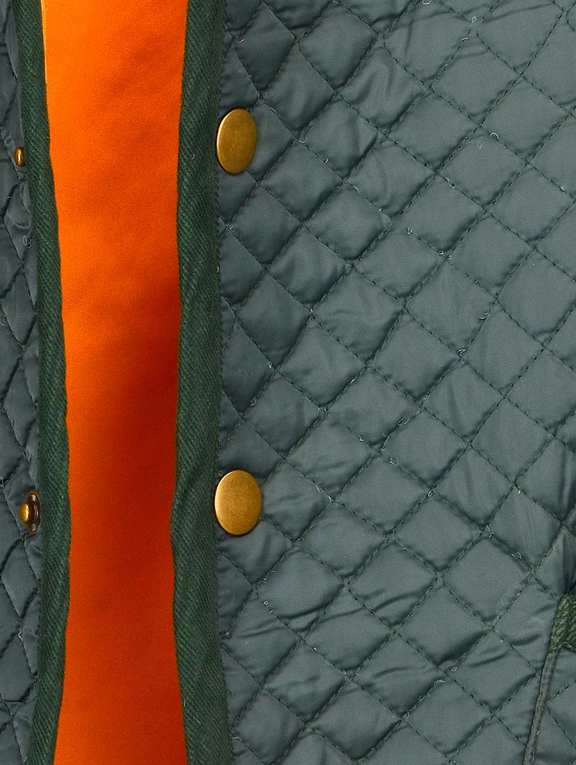 green polyester quilted jacket - 15573912 - Zoom Image - 3