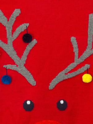 red wool blend sweater - 15573916 - Standard Image - 3