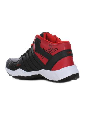 black leatherette sport shoes - 15575789 - Standard Image - 3
