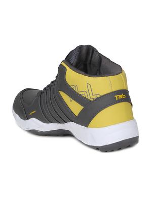 grey leatherette sport shoes - 15575791 - Standard Image - 3