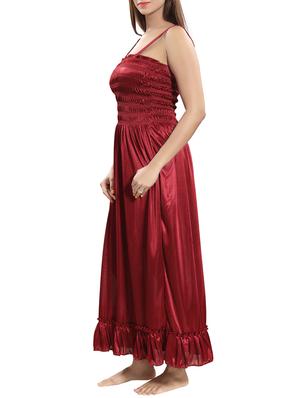 gathered detail sleeprobe and nighty set - 15577642 - Standard Image - 6