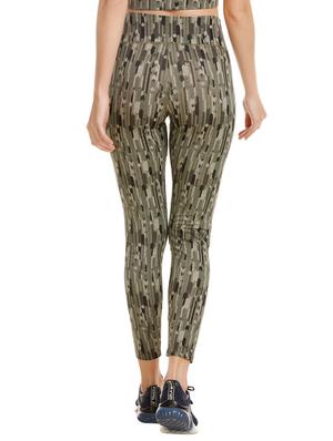 high waist printed track pant - 15577853 - Standard Image - 3