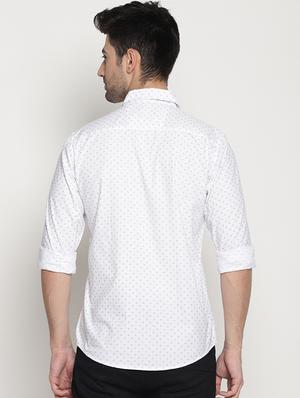 white cotton casual shirt - 15578340 - Standard Image - 3