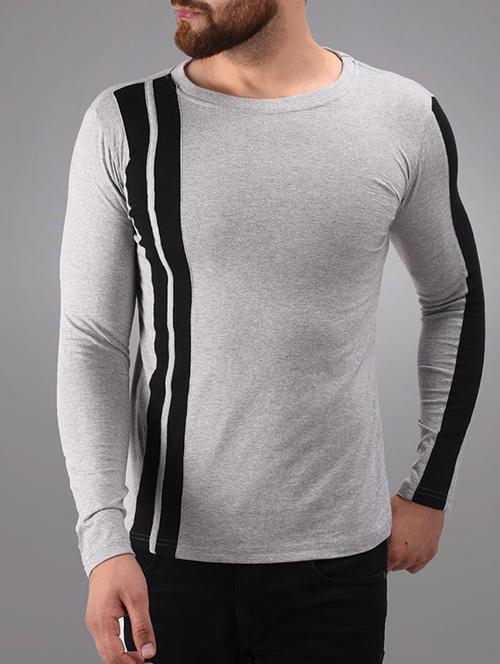 grey cotton t-shirt - 15578539 - Very Small Image - 1