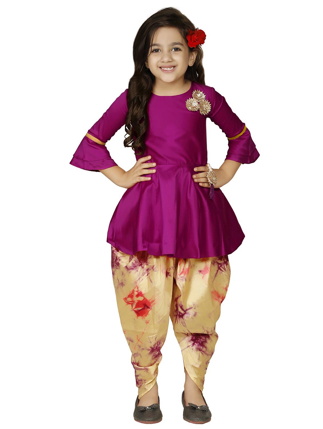 purple silk suit set - 15581867 - Zoom Image - 3
