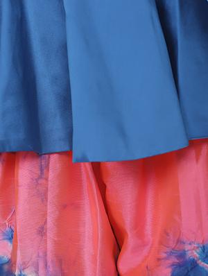 blue silk blend suit set - 15581868 - Standard Image - 6
