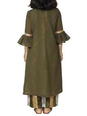 green cotton suit set - 15582215 - Standard Image - 3