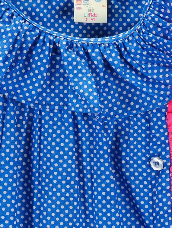 blue cotton top - 15582779 - Zoom Image - 3