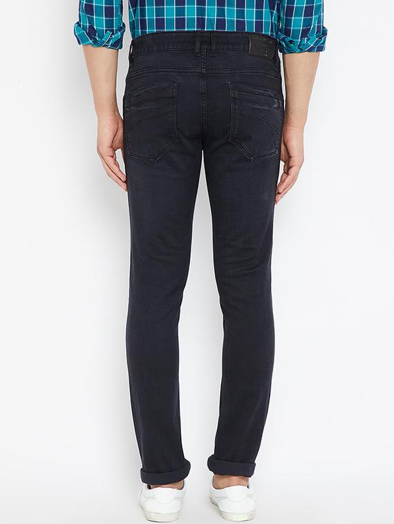 black denim plain jeans - 15583026 - Zoom Image - 3