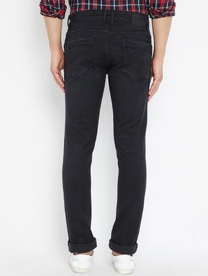 black denim plain jeans - 15583042 - Standard Image - 3