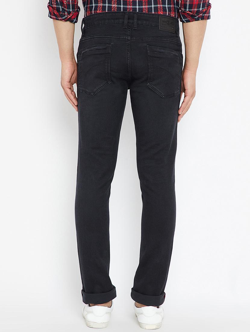 black denim plain jeans - 15583042 - Zoom Image - 3
