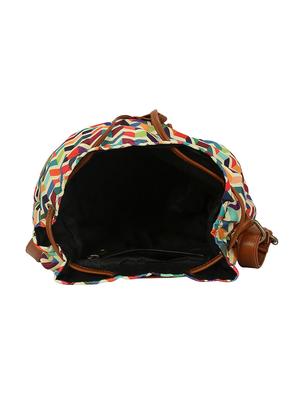 multi canvas regular sling bag - 15583891 - Standard Image - 3