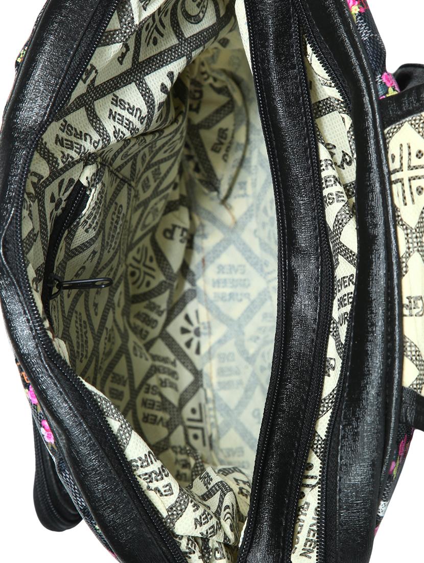 black leatherette (pu) fashion backpack - 15584062 - Zoom Image - 3