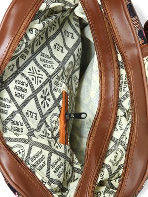 brown leatherette (pu) regular backpack - 15584064 - Standard Image - 3