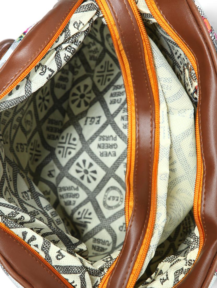 grey leatherette (pu) regular backpack - 15584065 - Zoom Image - 3