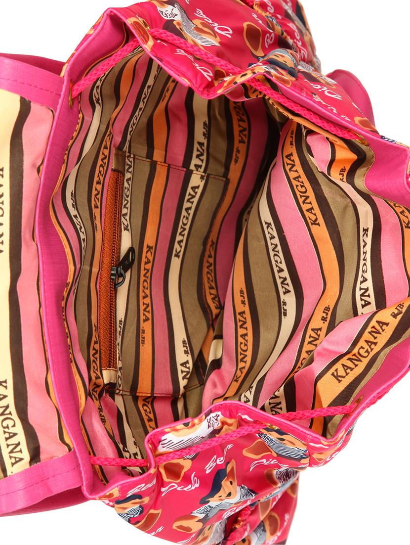 pink leatherette (pu) fashion backpack - 15584080 - Zoom Image - 3