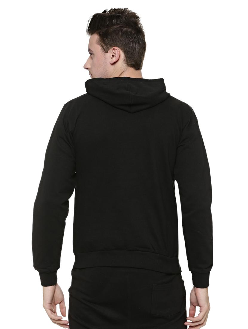 black chest print sweatshirt - 15584951 - Zoom Image - 3