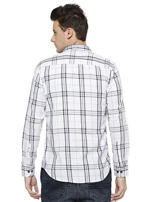 white cotton casual shirt - 15585081 - Standard Image - 3