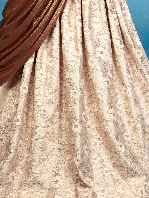 Embroidered flared lehenga - 15585360 - Zoom Image - 3