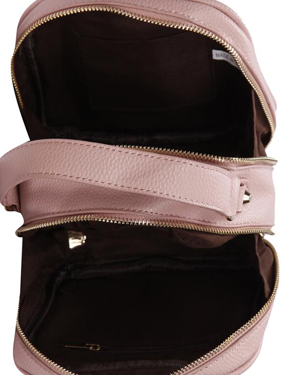 pink leatherette (pu) regular sling bag - 15586088 - Zoom Image - 3