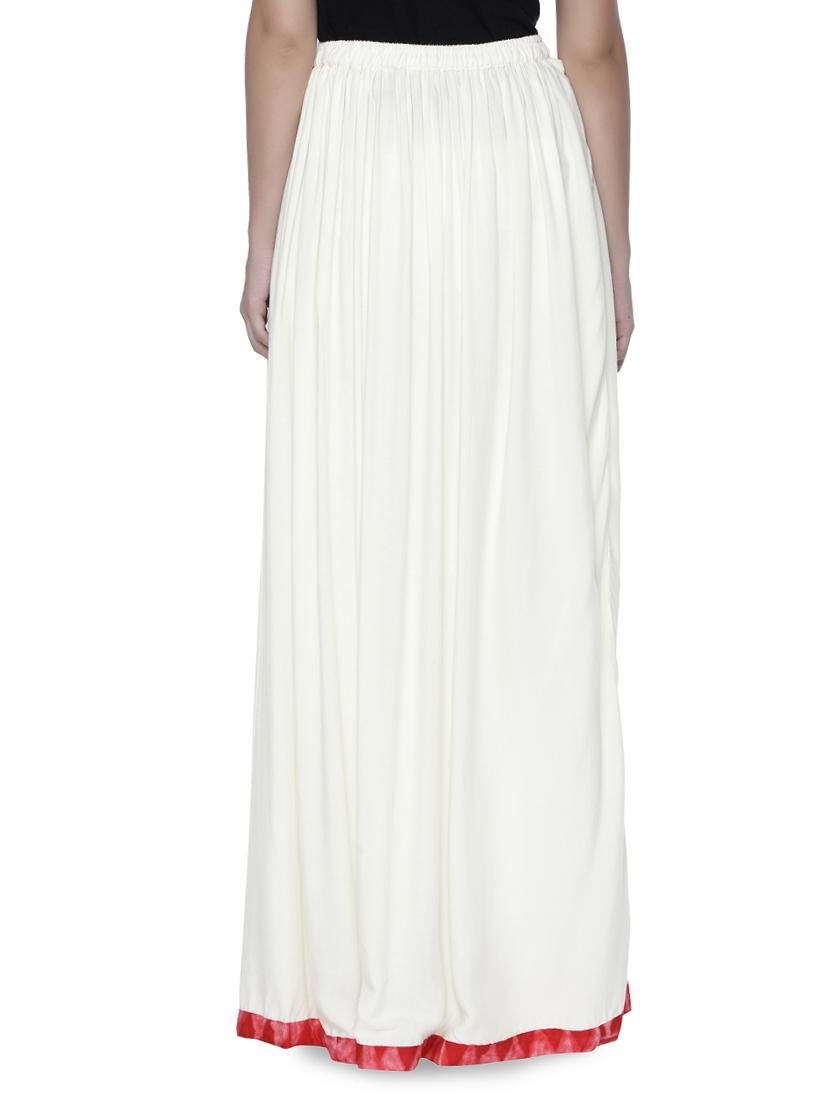 Gathered waist maxi skirt - 15591401 - Zoom Image - 3