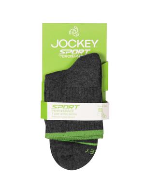 grey cotton ankle length socks - 15604325 - Standard Image - 3