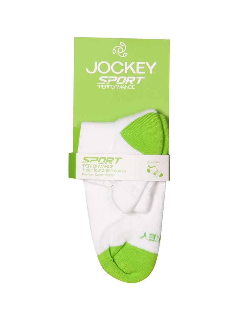 white cotton ankle length socks - 15604328 - Zoom Image - 3
