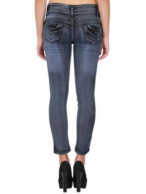 basket weave low waist jeans - 15604537 - Standard Image - 3