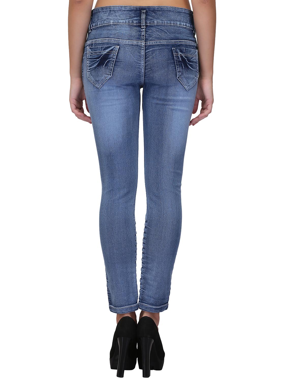 basket weave stone washed jeans - 15604540 - Zoom Image - 3