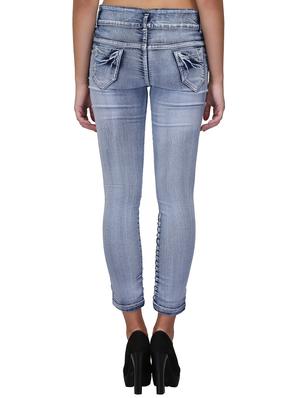 basket weave stone washed jeans - 15604545 - Standard Image - 3
