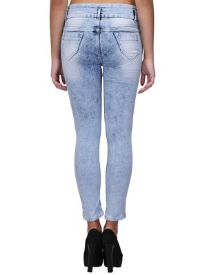 braid weave stone washed jeans - 15604546 - Standard Image - 3