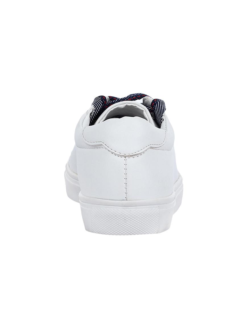 white lace-up sneakers - 15605964 - Zoom Image - 3