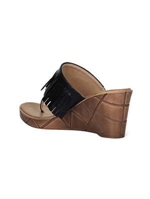 black platforms wedges - 15605980 - Standard Image - 3