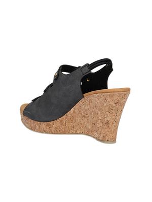 black platforms wedges - 15605982 - Standard Image - 3