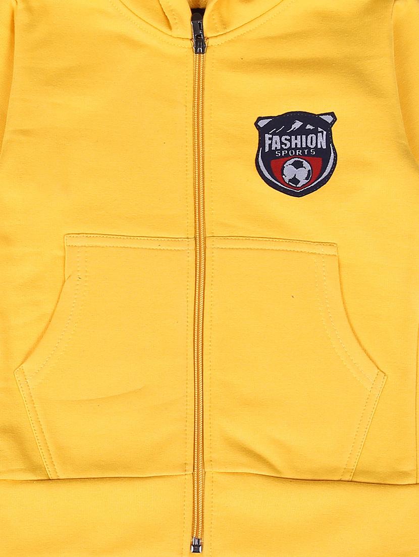 yellow fleece sweatshirt - 15606293 - Zoom Image - 3