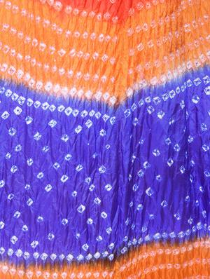 Bandhani flared lehenga set - 15606529 - Standard Image - 6