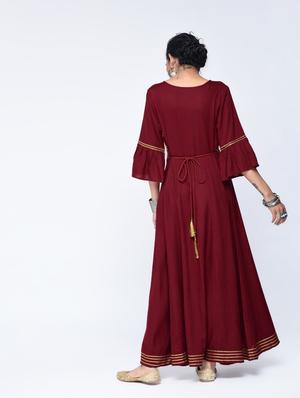 Bell sleeves gotta work dress - 15606719 - Standard Image - 3