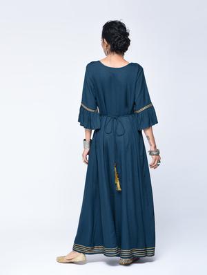Bell sleeves gotta work dress - 15606720 - Standard Image - 3