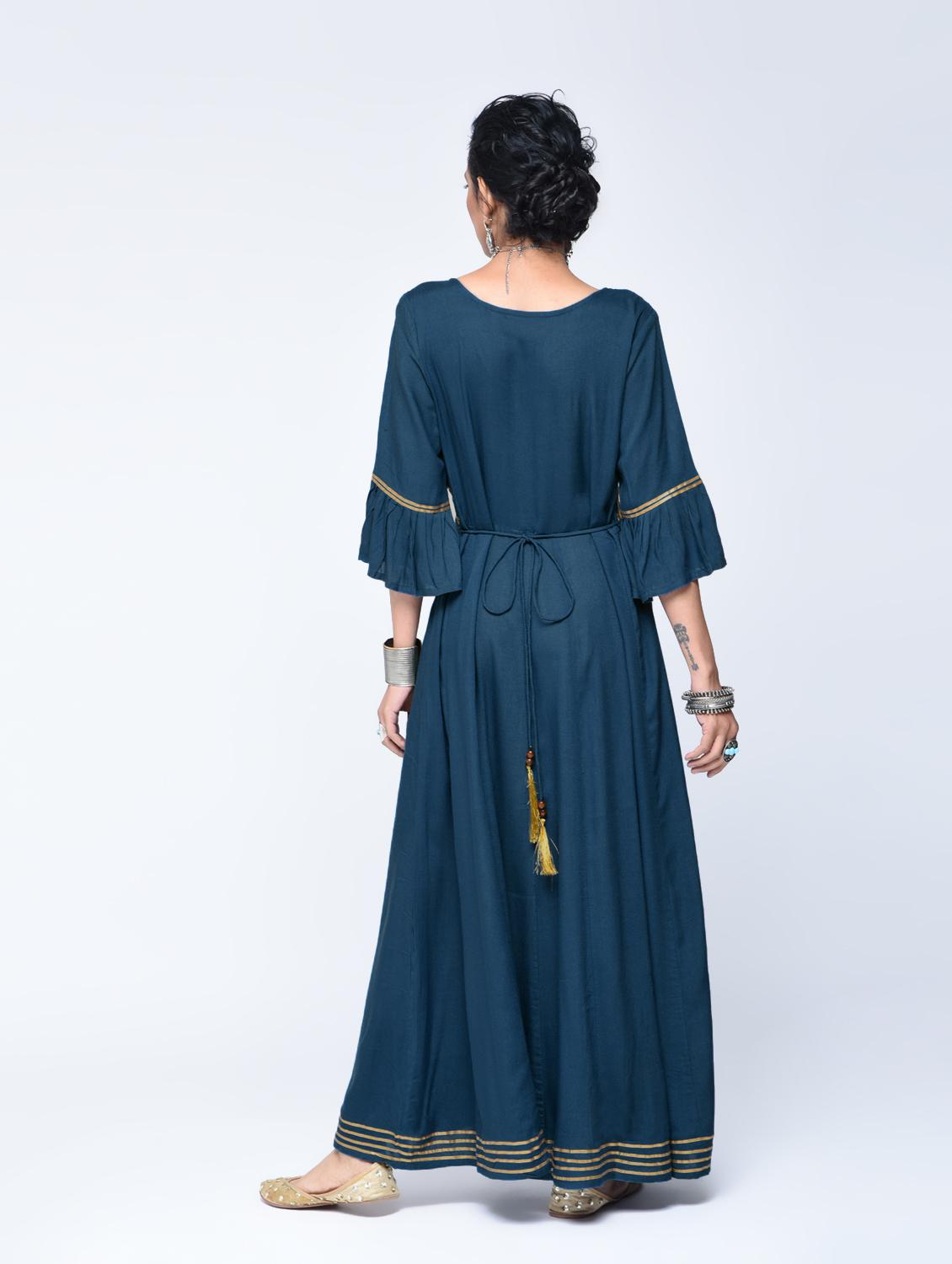 Bell sleeves gotta work dress - 15606720 - Zoom Image - 3