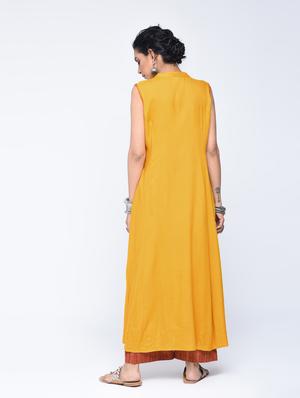 A-line pocket kurta with tassels - 15606725 - Standard Image - 3