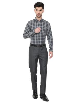 black cotton blend formal shirt - 15608595 - Standard Image - 3