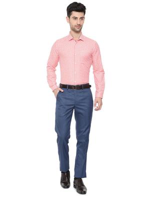 pink cotton formal shirt - 15608596 - Standard Image - 3