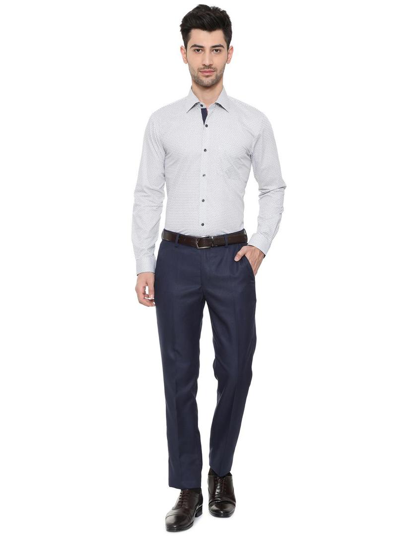 white cotton formal shirt - 15608603 - Zoom Image - 3