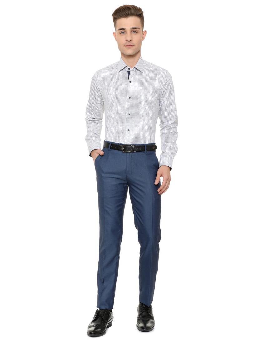 white cotton formal shirt - 15608608 - Zoom Image - 3