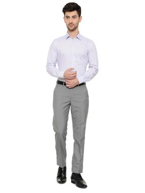 blue cotton formal shirt - 15608623 - Standard Image - 3